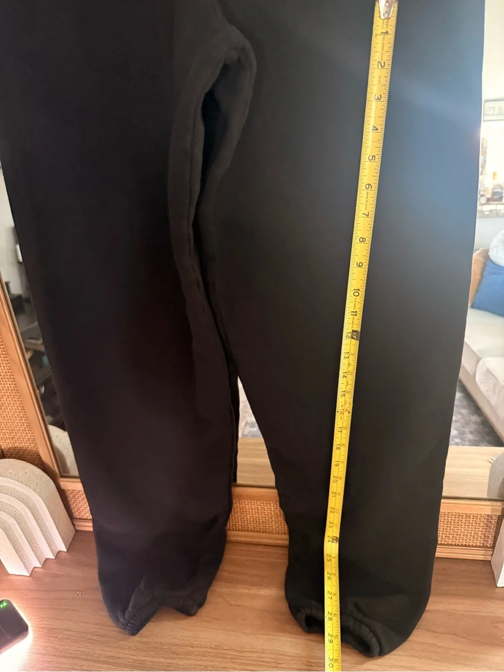 ♡ Joah Brown NWT Oversized Jogger Black French Terry